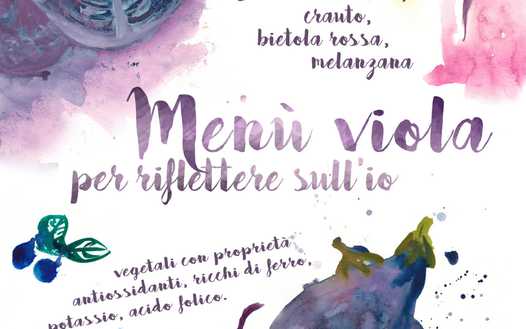 Cucina cromatica: Cena viola by chef Bice Perrini venerdì 6 aprile